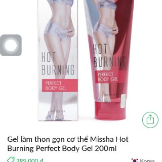Gel làm thon gon mỡ bụng