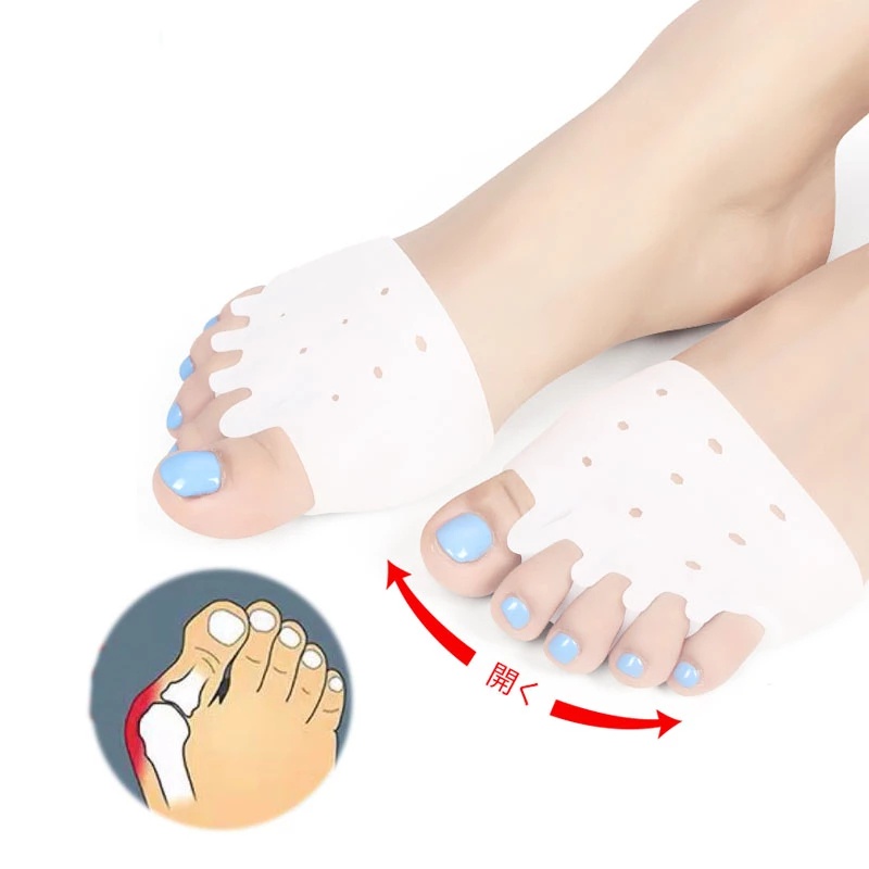 1 Cặp Đệm Gel Silicon Mềm Bảo Vệ Bàn Chân Giảm Đau