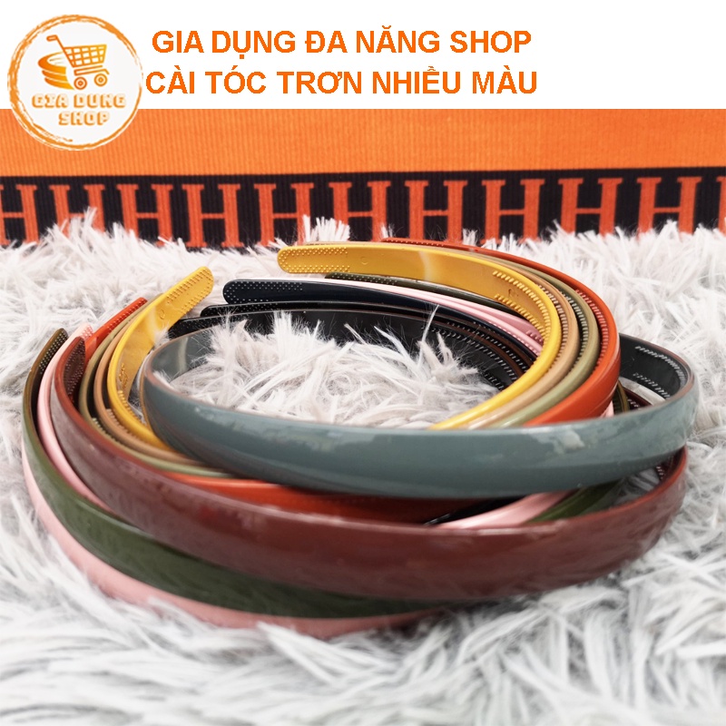 Băng đô, cài tóc trơn nhiều màu đơn giản tiện dụng cho nữ