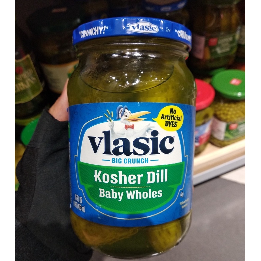 Dưa chuột bao tử muối thì là Kosher Dill Wholes Vlasic 946g,1360g