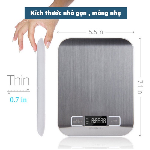 Cân nhà bếp tiểu ly điện tử mini làm bánh Chống nước N6 định lượng 1-10kg cao cấp độ chính xác cao nhỏ gọn tiện lợi