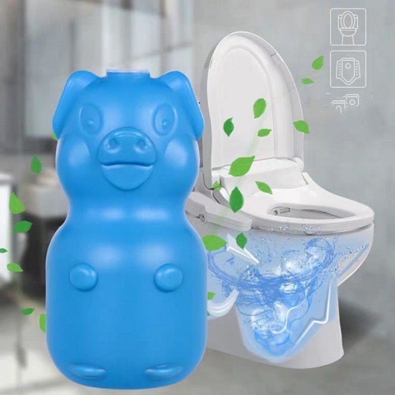 Viên thả bồn cầu hình con lợn - Vệ Sinh Toilet - Heo thả bồn cầu khử mùi diệt khuẩn