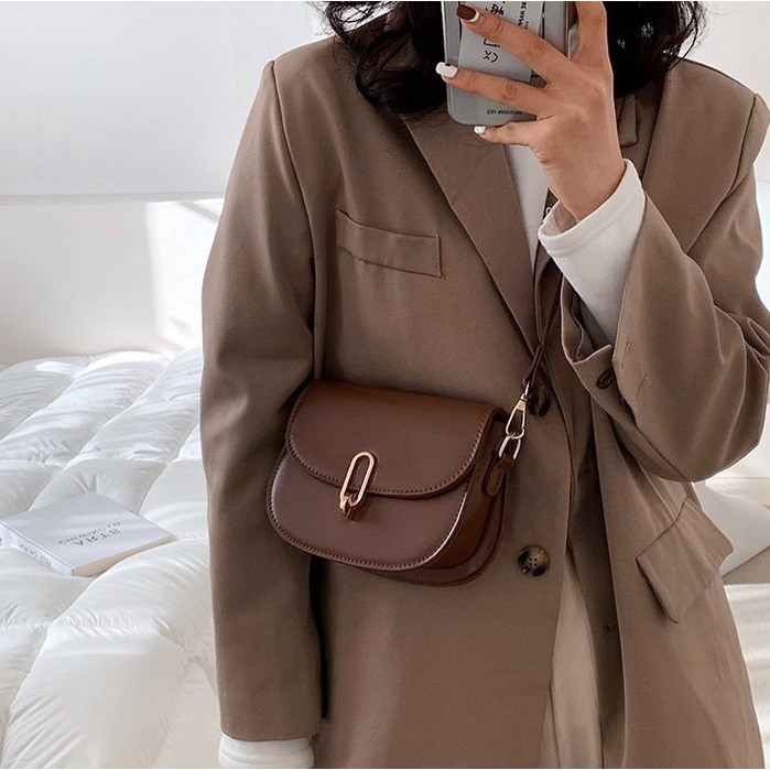 Túi đeo vai - đeo chéo - hình vuông nhỏ - phong cách vintage  - TX024