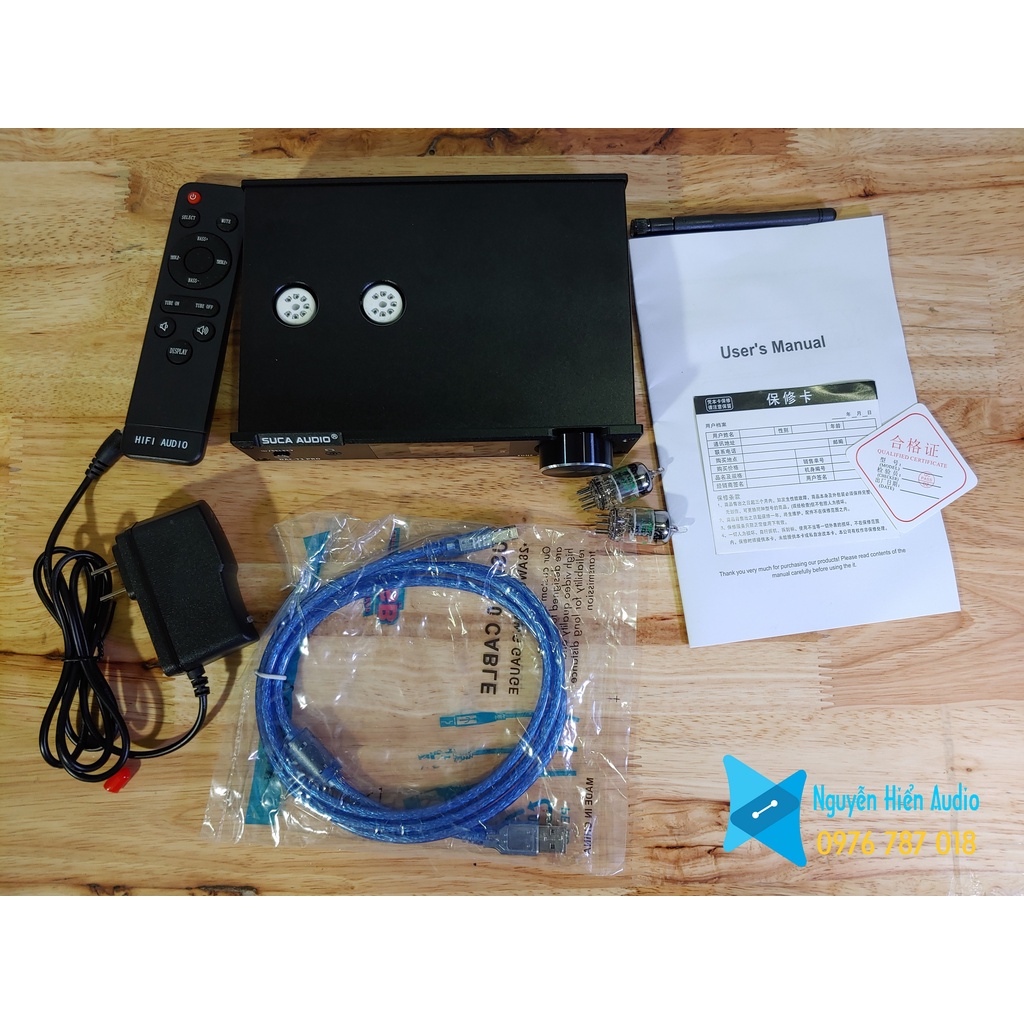 Bộ giải mã DAC kết hợp Pre đèn Suca DAC T1pro