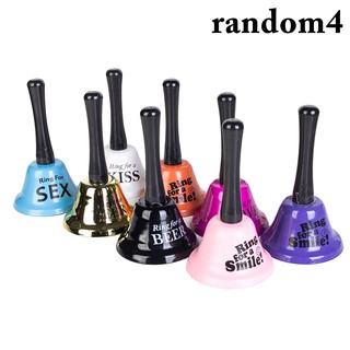 4PCS Christmas Hand Bell Creative Handheld Loud Call Bell Service Bell Desk Bell