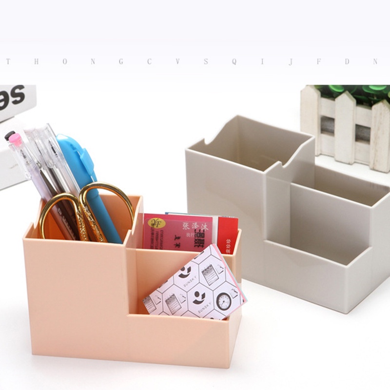 Khay Đựng Bút/ Giấy Note 3 Ngăn Để Bàn Tiện Dụng