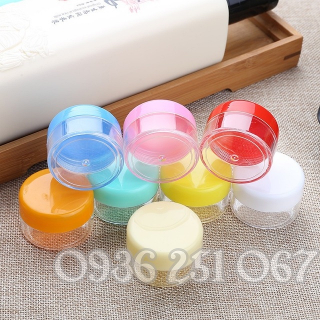 Hũ nhựa 10g_ nguyên liệu làm mỹ phẩm handmade