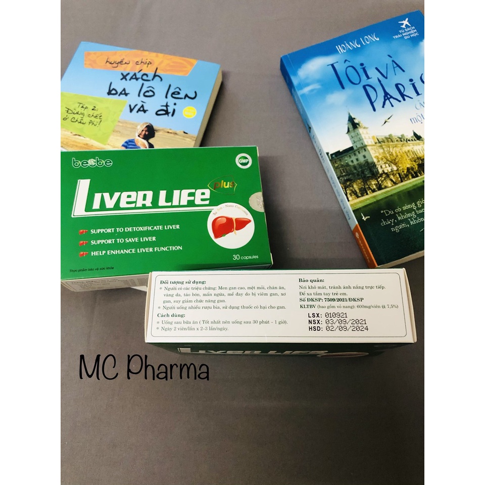 {Chính Hãng} Liver life plus Học viện quân y {Giúp thanh nhiệt, giải độc gan, tăng cường chức năng gan, hạ men gan}