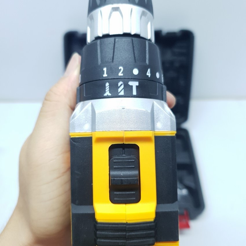 Máy khoan vặn vít dùng pin DeWALT 26V 2 PIN chuẩn 5 CELL - Máy khoan có búa 3 Chức Năng