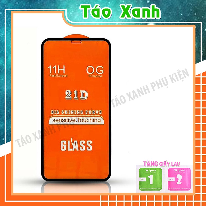 Cường Lực Iphone Full Màn 21D 6/6plus/7/7plus/8/8plus/x/11/12/13/pro/max/plus/promax