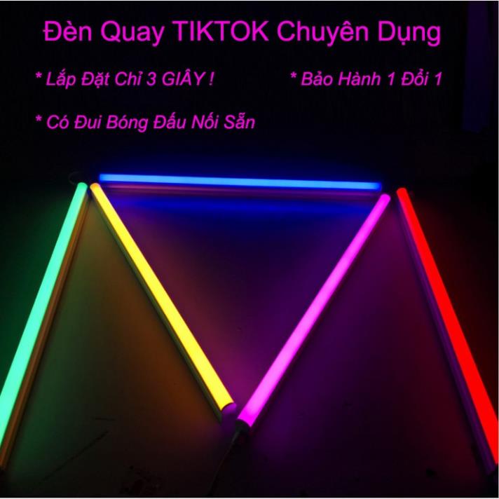 Đèn LED neon Tuýp LED thanh màu T5 Liền Máng Dài 30/60/90/120 cm, Màu Xanh lá, xanh dương, hồng, đỏ