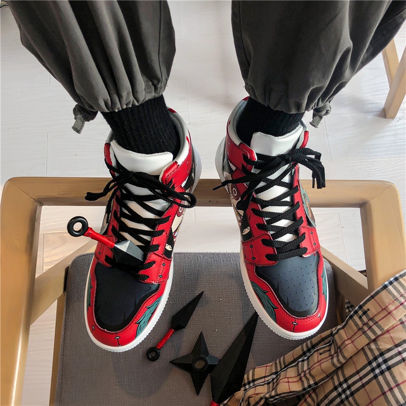 Stylish Naruto printed sneakers for men