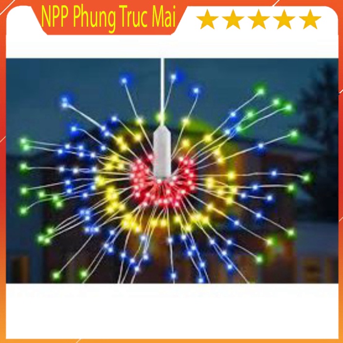Đèn led pháo hoa có điều khiển trang trí ngày tết chùm 35 dây, 8 hiệu ứng nháy l Chùm đèn led trang trí tết 2022