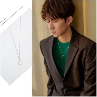 Dây chuyền mặt ổ khoá xinh TFBOYS Vương Nguyên