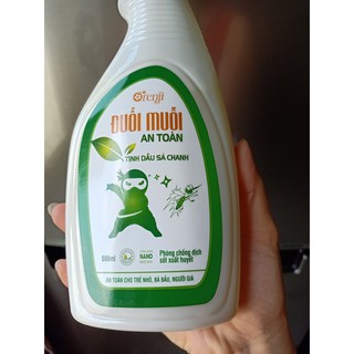 Xịt đuổi muỗi, côn trùng tinh dầu sả chanh Orenji
