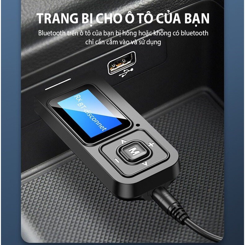 Bộ Thu Phát Nhạc Không Dây Dùng Cho Máy Tính, Loa, Âm Ly, Tivi, Màn Hình Ô Tô Bluetooth 5.0 Bt-03