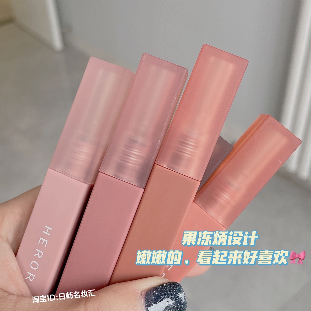 ✨✨Son lì HERORANGE mềm mịn như nhung chống thấm nước chống khô môi lâu trôi