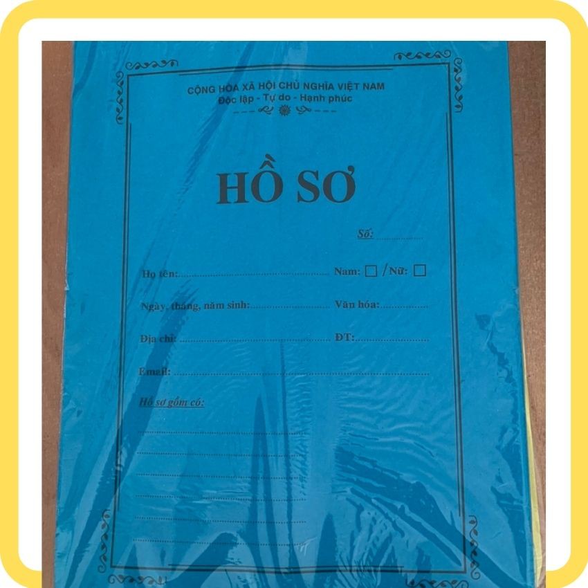 SÉT 10 CÁI BÌA HỒ SƠ XIN VIỆC ĐỦ MÀU, KÍCH THƯỚC A4, GIÚP BẠN LƯU TRỮ HỒ SƠ GIẤY TỜ