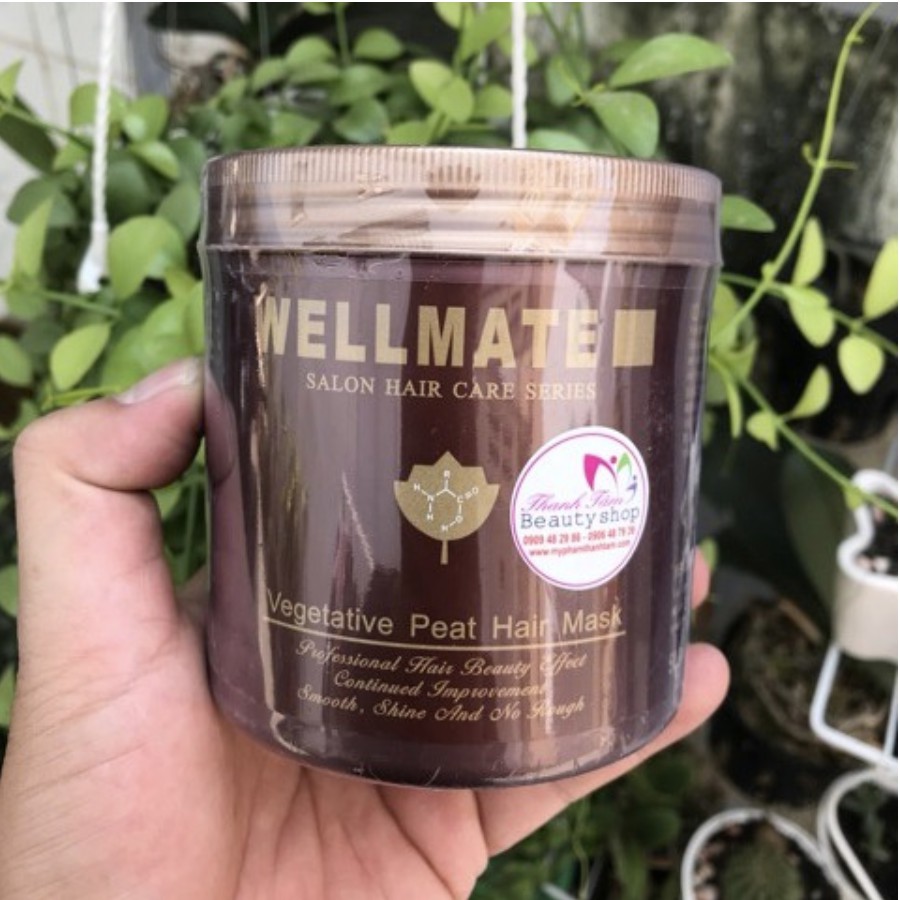 Kem hấp ủ tóc siêu mượt Wellmate Vegetative Peat Hair Mask 500ml