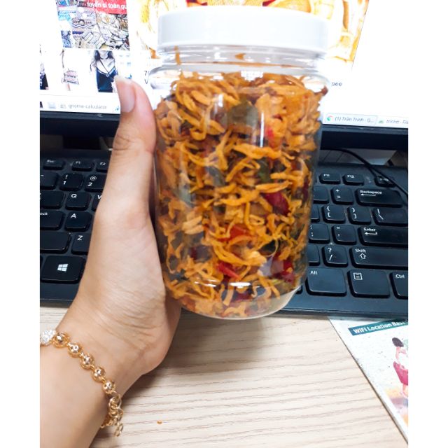 50k 1 hủ 250gr khô gà lá chanh loại 1