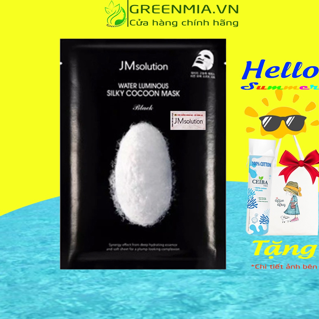 JM Solution Water Luminous Silky Cocoon Mask Dưỡng Trắng Cấp Ẩm Chống Lão Hóa