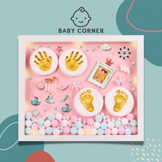 [Rẻ Nhất Shopee]👼🏻 Bộ in dấu chân tay cho bé 👧🏼