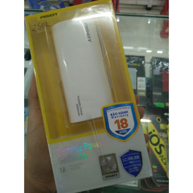 Sạc dự phòng pisen 10000mAh