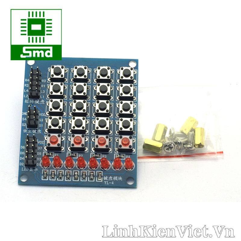 Module bàn phím 4x5 có đèn