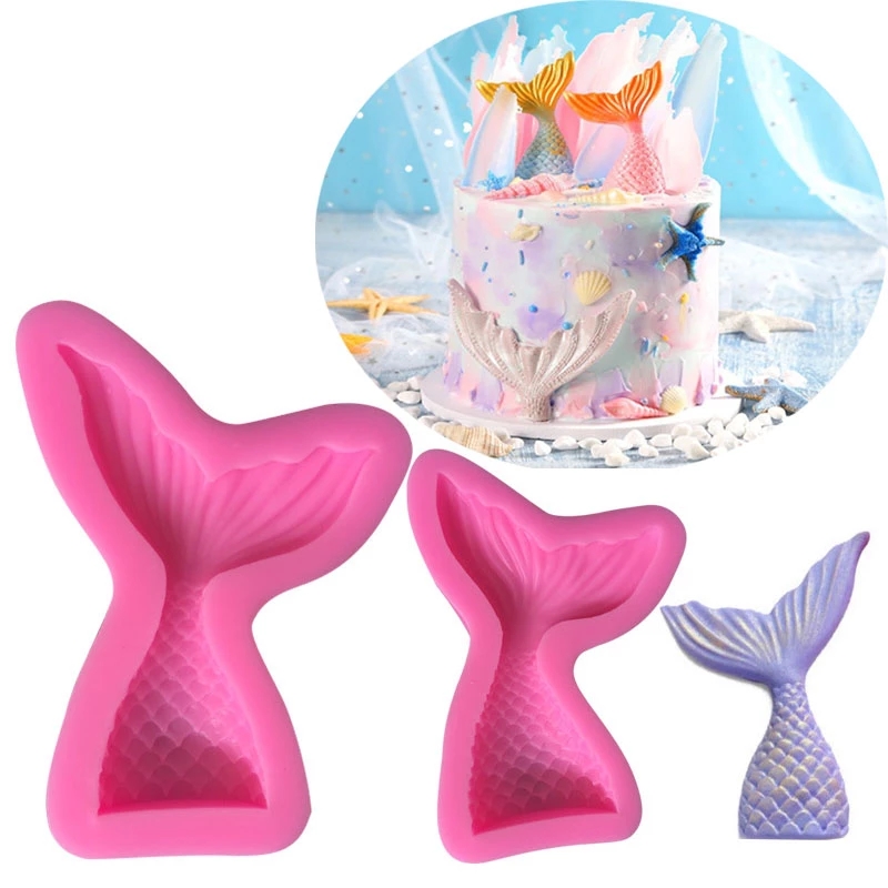Khuôn Silicone Làm Bánh Hình Sinh Vật Biển Dễ Thương