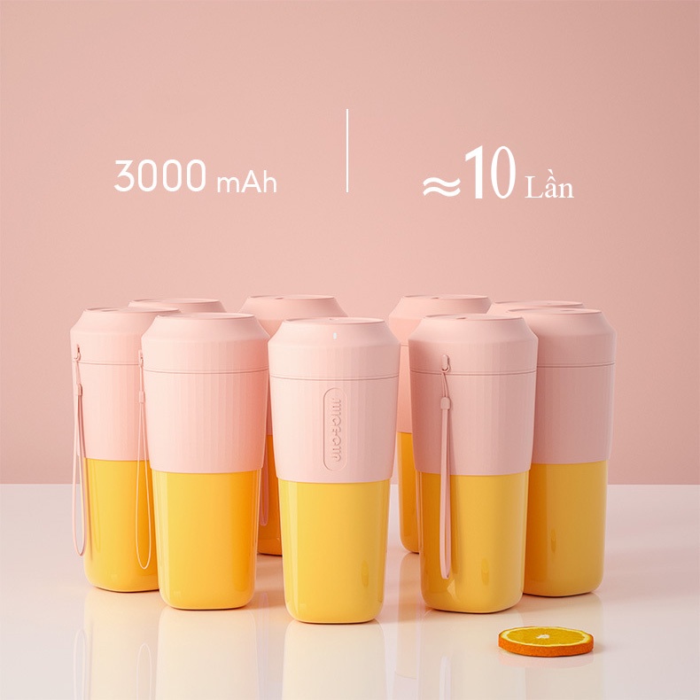 Máy xay sinh tố cầm tay Juice Cup dung tích 450ml pin 3000mah công suất 50W- JC01