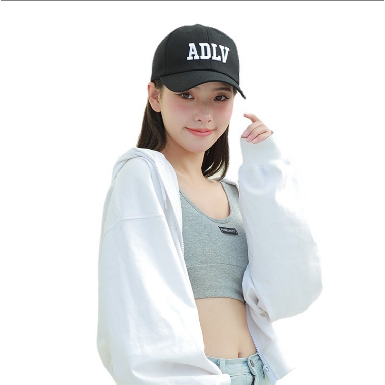 Mũ bóng chày thêu chữ ADLV hợp thời trang