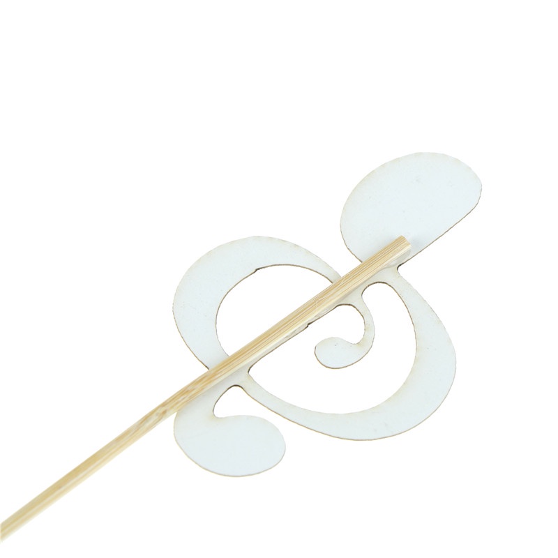 Set 6 Que Cắm Trang Trí Bánh Kem Hình Nốt Nhạc Xinh Xắn