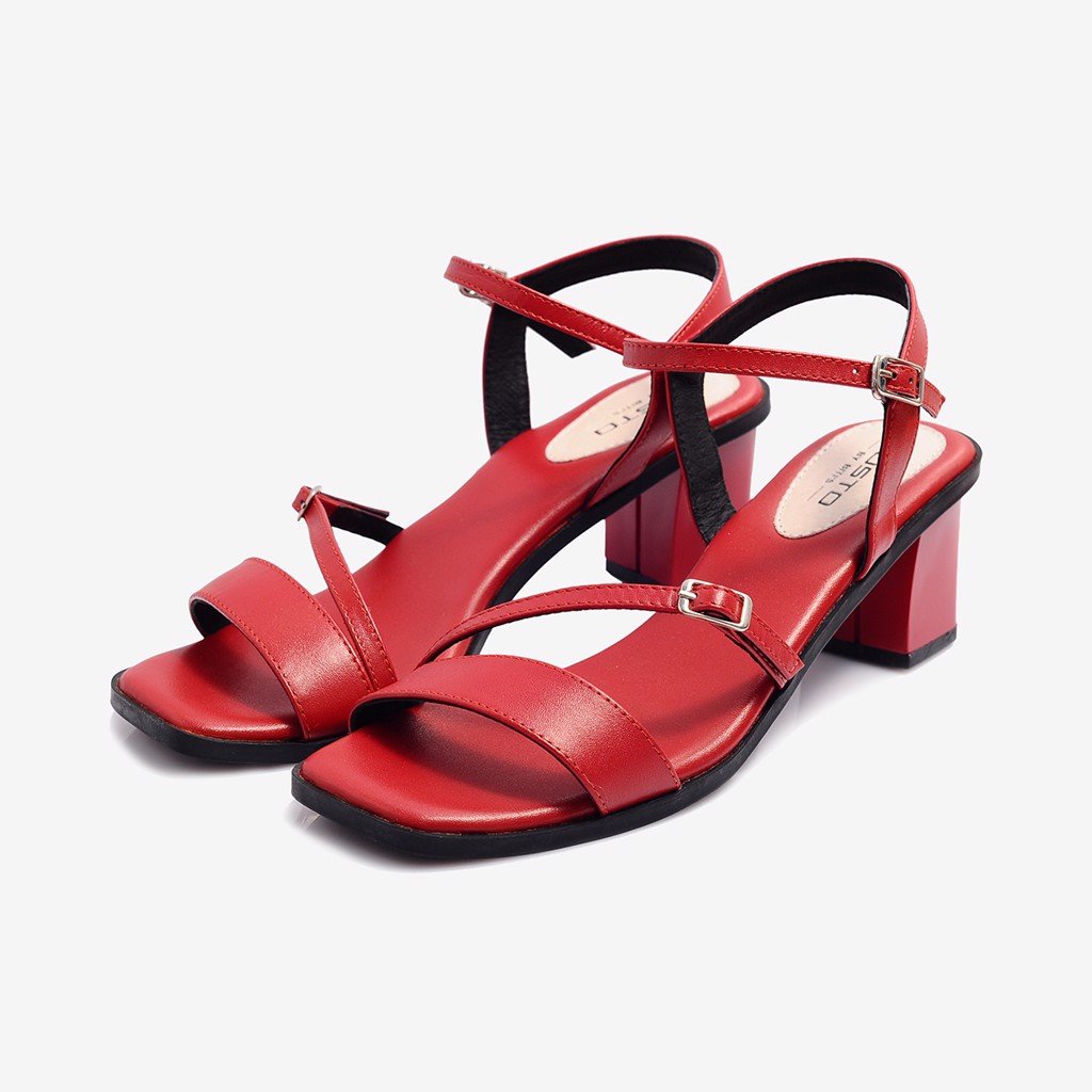 [Mã WABRBT31 giảm 10% đơn 500k] Sandal Da Thật Nữ Gosto Biti's Belee GFW015700DOO (Đỏ)