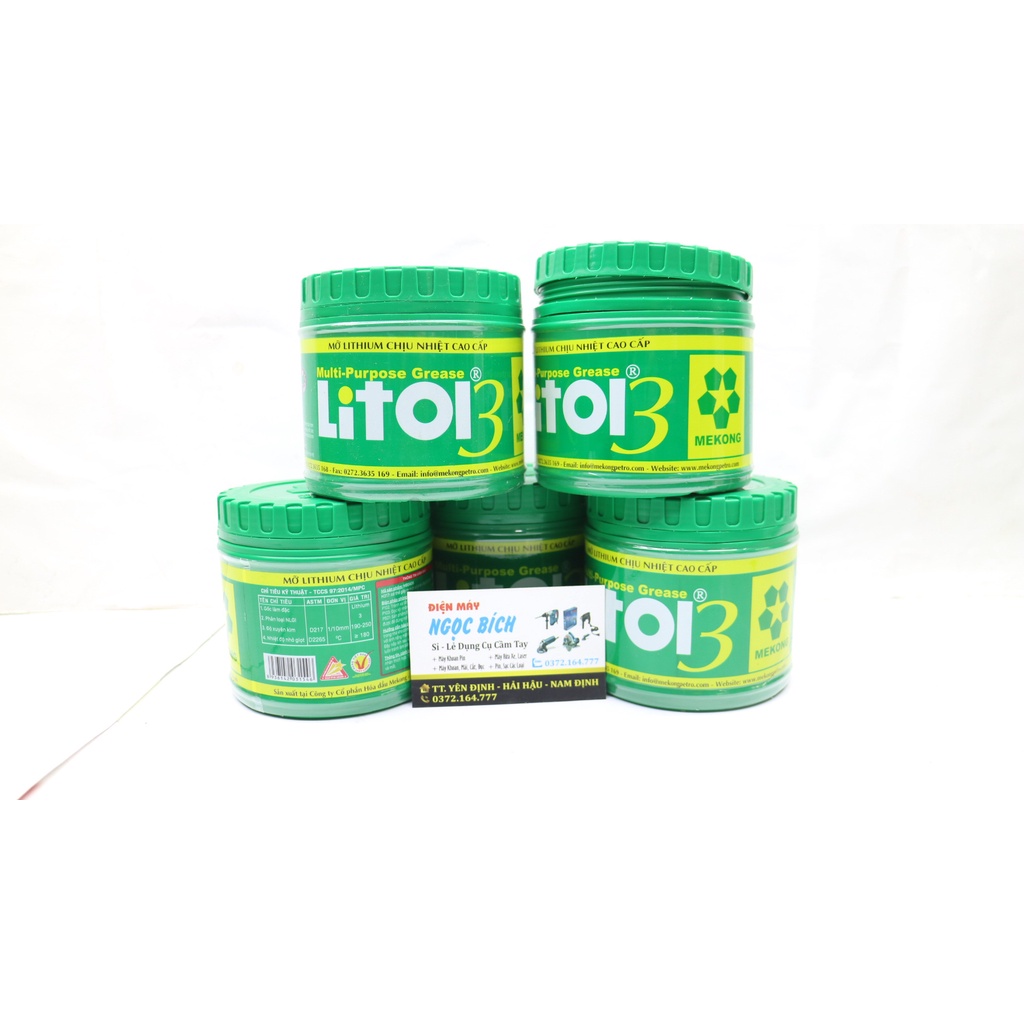 Mỡ bò chịu nhiệt Litol 400G mỡ chịu nhiệt cao cấp