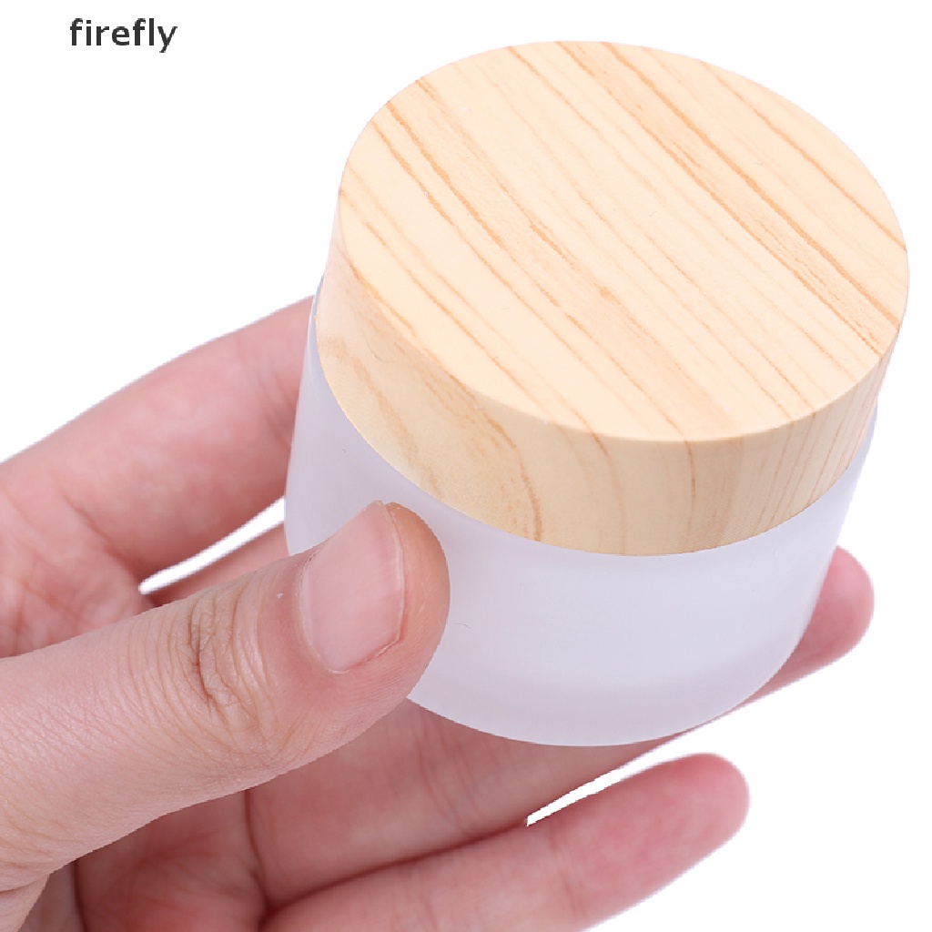 [Hàng mới về] Lọ thủy tinh mờ đựng kem trang điểm rỗng 5g 10g 15g 30g 50g