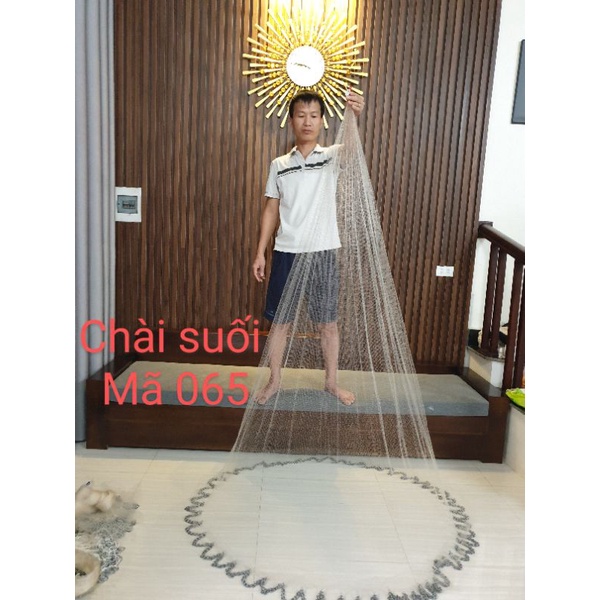 Chài suối đan tay 3kg xích