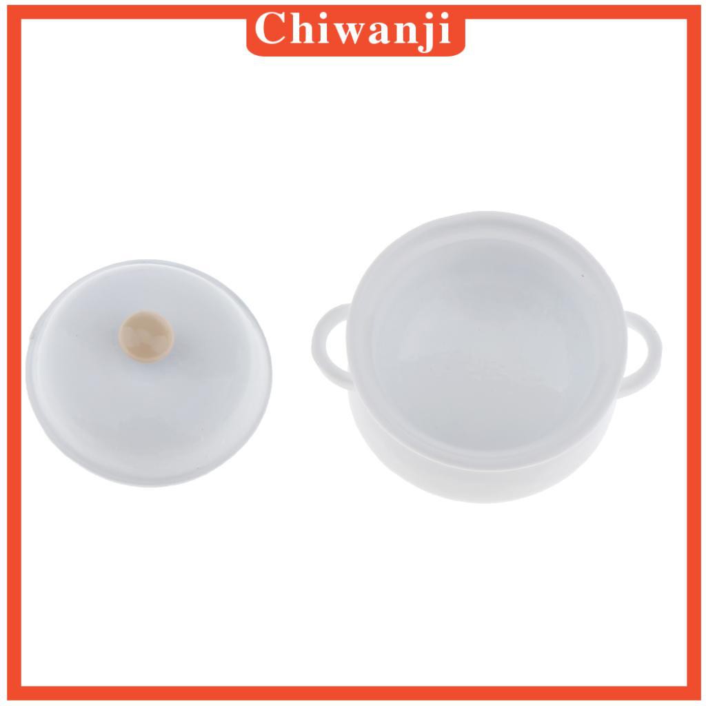 Mô Hình Nồi Nấu Súp Mini Tỉ Lệ 1: 12 Dùng Trang Trí Nhà Búp Bê