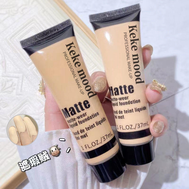 Kem Nền Che Phủ Khuyết Điểm Kiềm Dầu Làm Sáng Da Lâu Trôi Kekemood