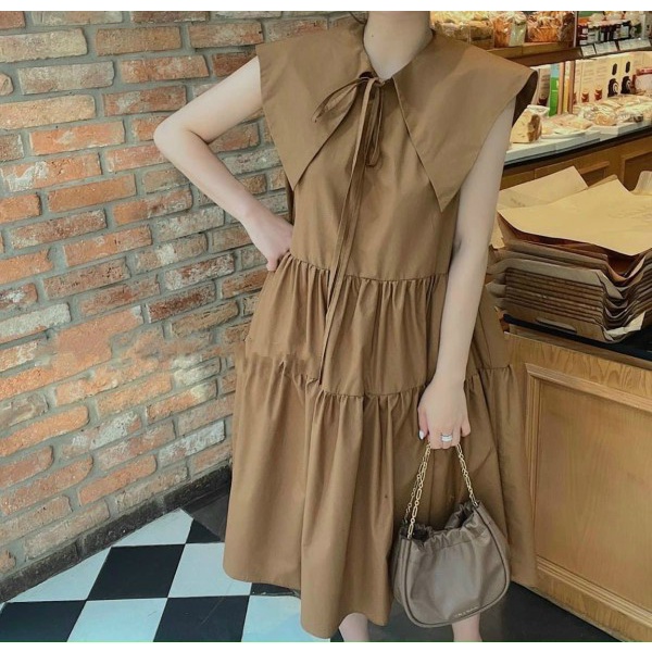 TT 79 -  đầm babydol cổ bèo - mẫu siêu dễ thương