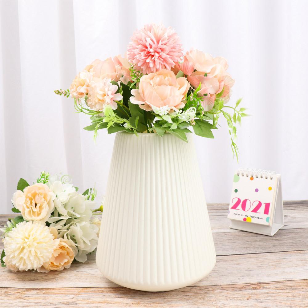 KUNHEV Bó Hoa Cẩm Tú Cầu Giả 7 Bông Trang Trí Tiệc Cưới