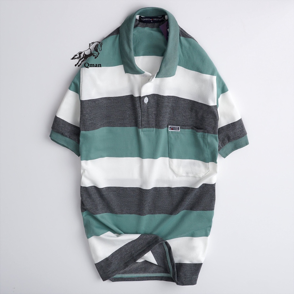 Áo thun nam trung niên ba sọc vải cotton cao cấp, thấm hút mồ hôi siêu tốt, thoáng mát cực sang trọng A0006 | BigBuy360 - bigbuy360.vn