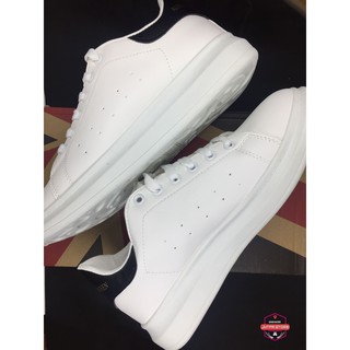 Giầy Thể Thao Nữ 🌟HÀNG ĐẸP  🌟 Giày thể thao nam nữ  MCQQ hàng đẹp màu trắng tinh tế dễ phối đồ