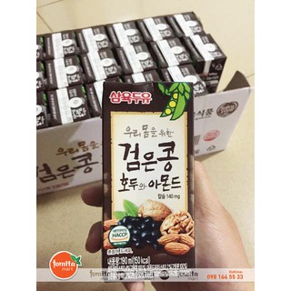 Nước óc chó đậu đen vỉ 3 hộp 190ml