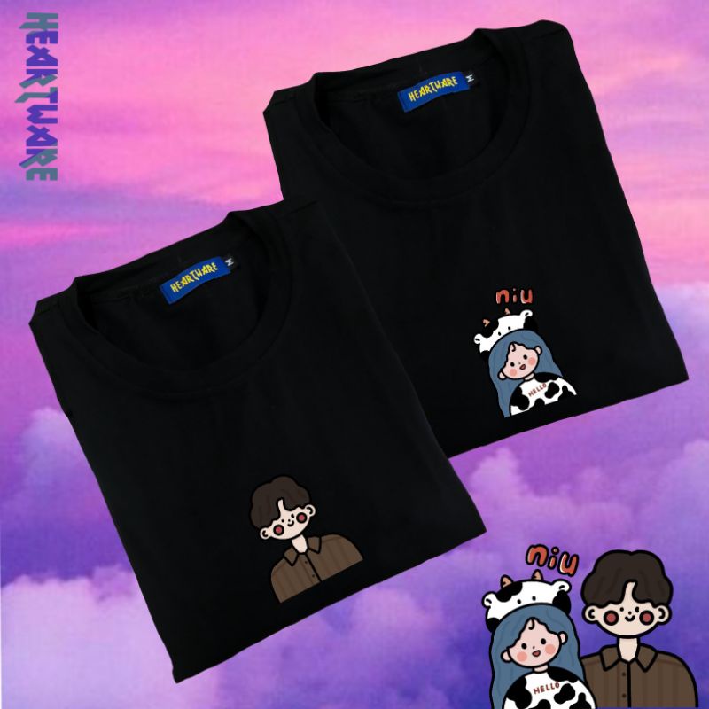 (Có clip) Áo thun 100% cotton tay lỡ ulzzang unisex áo đôi áo cặp freeship - ẢNH THẬT