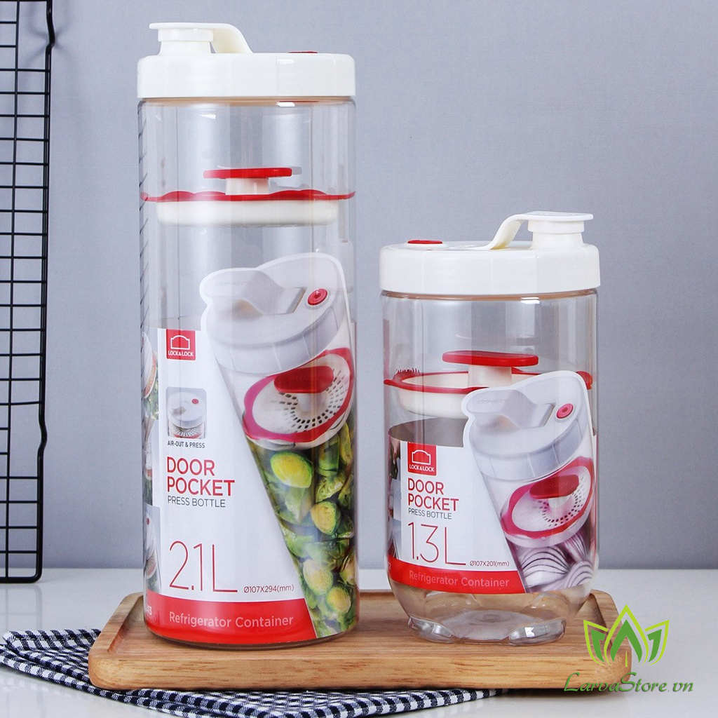 Combo 2 Hộp Muối Dưa Cà, Măng Ớt INL412 1.3 Lít Và INL413 2.1 Lít