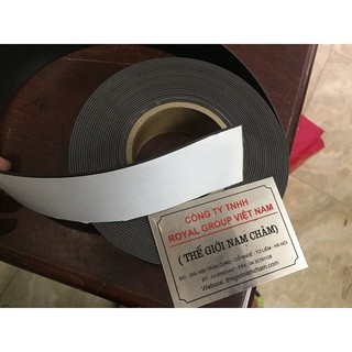 Nam châm dẻo cuộn có băng keo w50x1.6x10000mm CAM KẾT HÀI LÒNG
