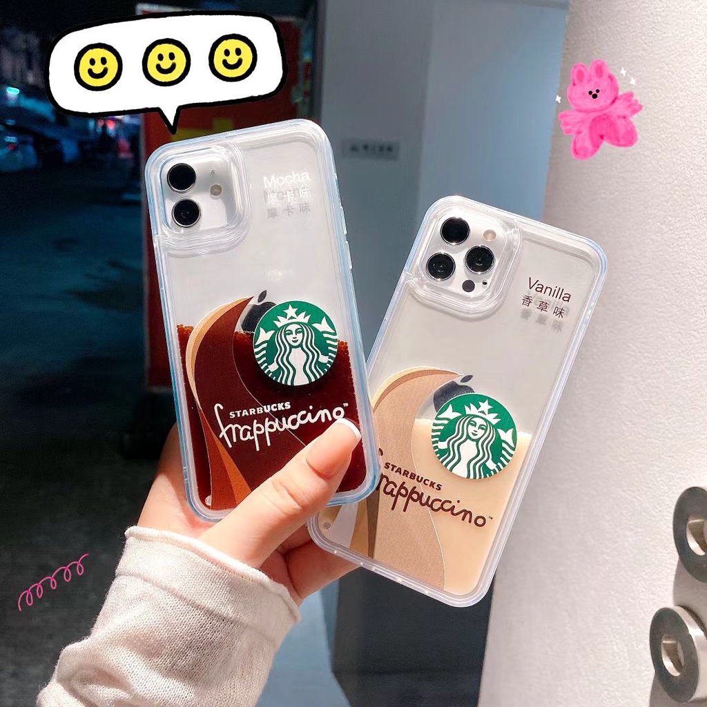 Ốp điện thoại chống rơi chống nổ in logo Starbucks cho iPhone13.13pro. 13proMax.iPhone12.12pro.12proMax.11pro Max XR 7.11pro Max 6.11i