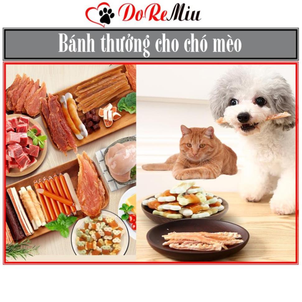 CTVD- Bánh thưởng cho chó mèo 6 vị thức ăn thưởng đồ ăn vặt cho thú cưng (xúc xích pate chó mèo)