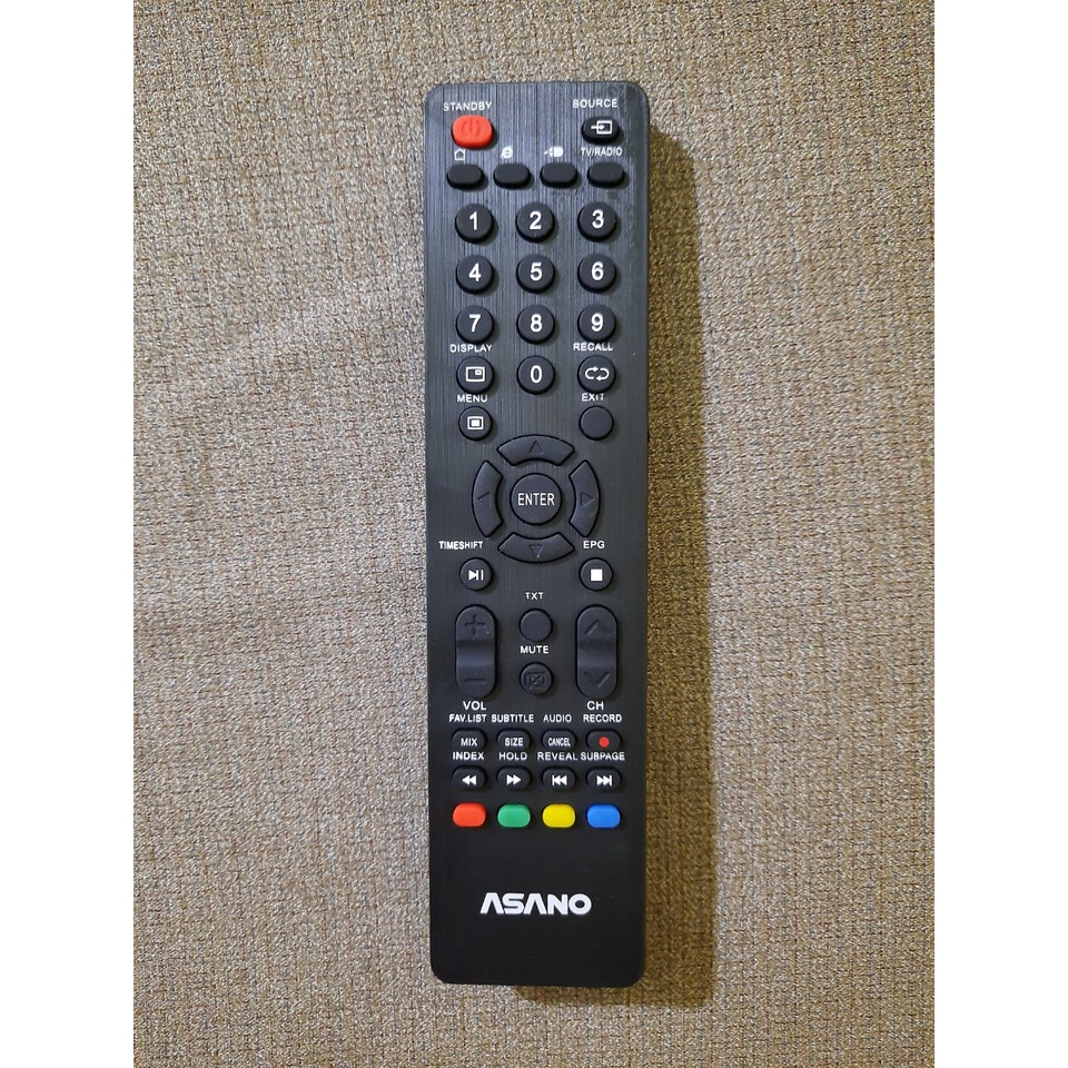 Remote Điều khiển TV Asano- Hàng mới chính hãng 100% tặng kèm Pin