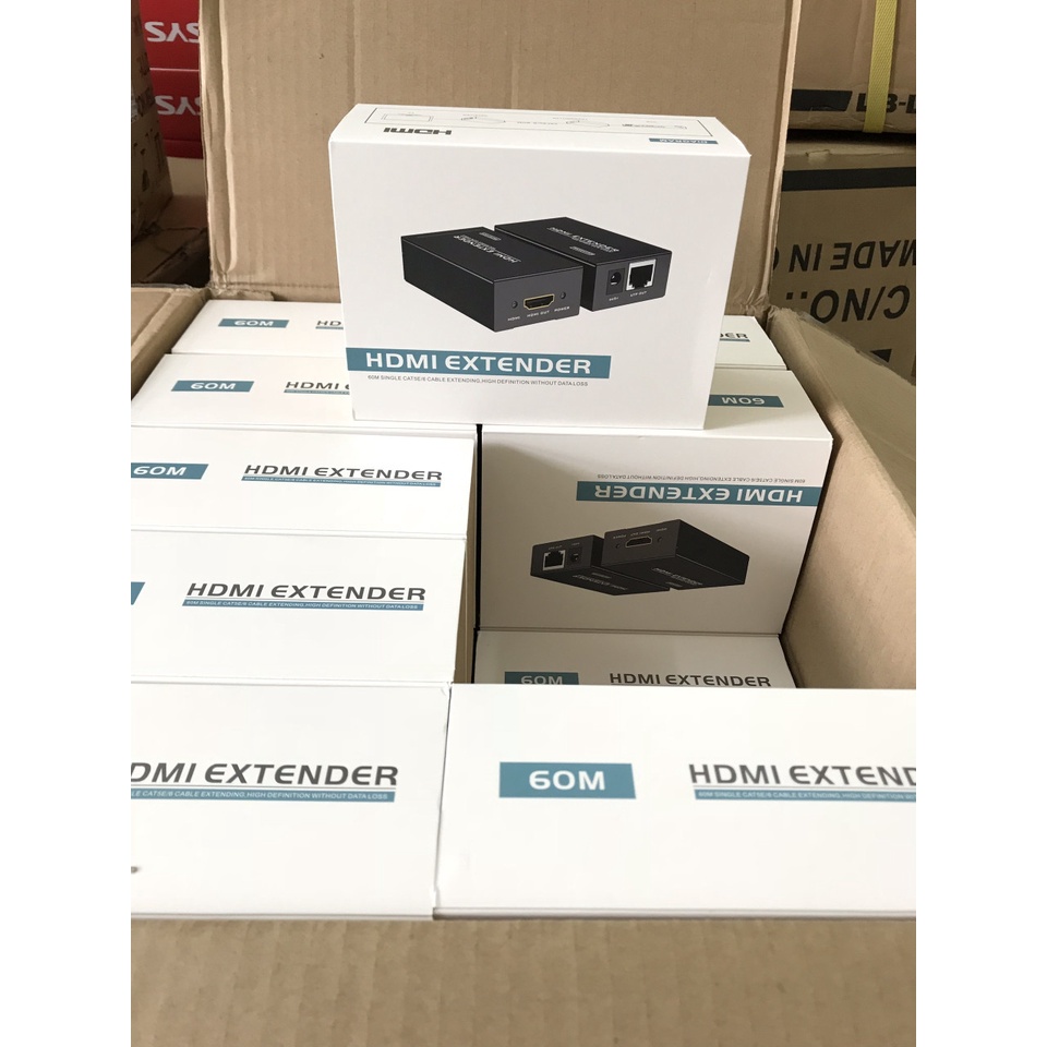 [Hàng cao cấp MT VIKI ]Bộ Kéo dài tín hiệu HDMI 60m bằng dây mạng Cat5e/ Cat6e MT VIKI ED05 ( HDMI Extender MT-ED05)